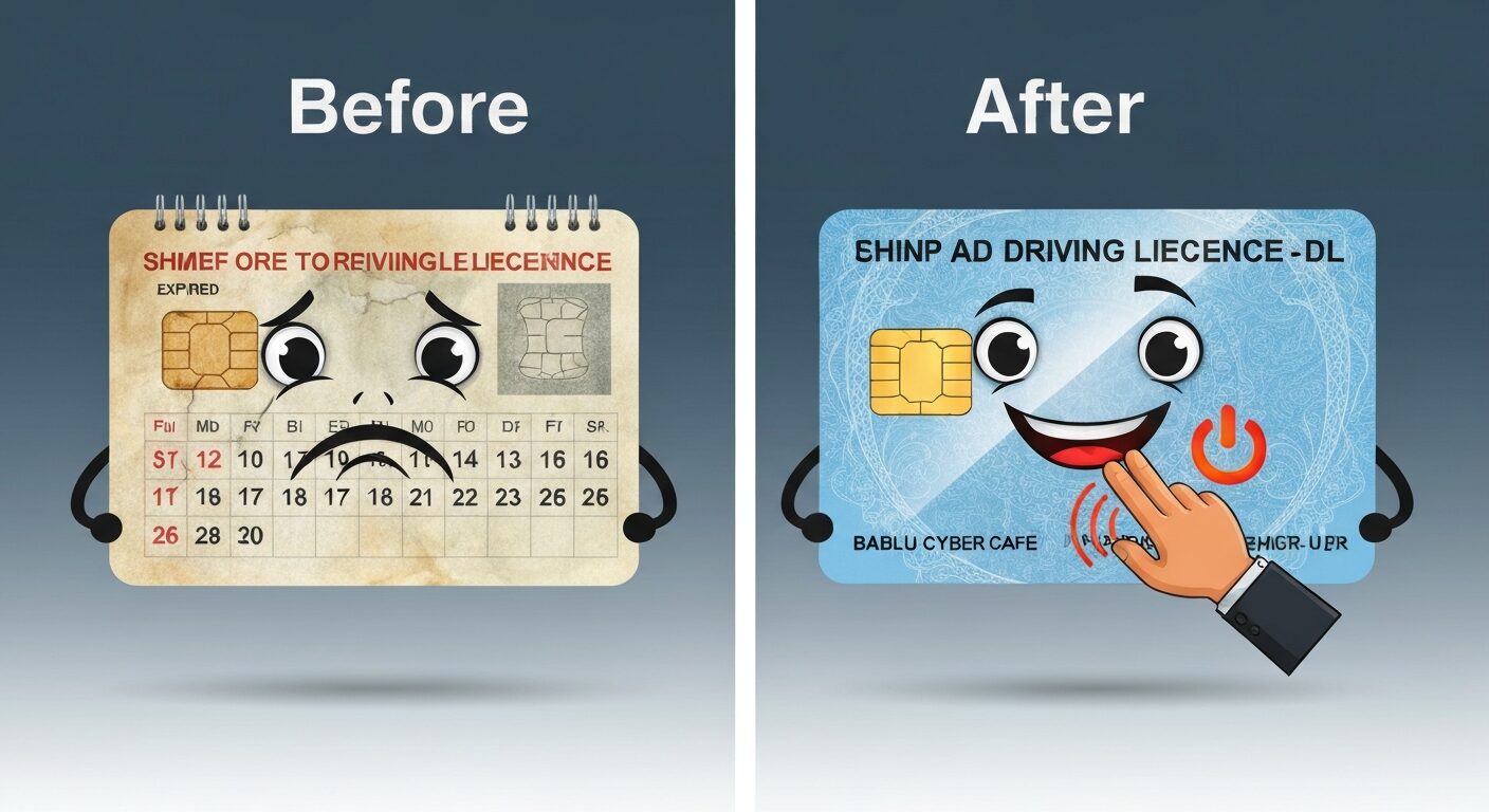 A guide on how to renew a driving licence online in Patna, Bihar, before or after its expiry date.